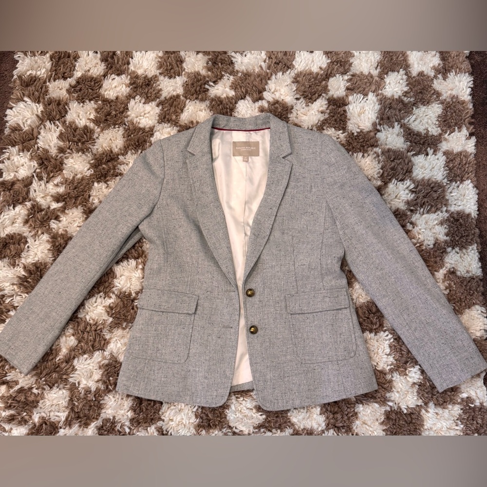 Banana Republic Heather Gray Blazer
